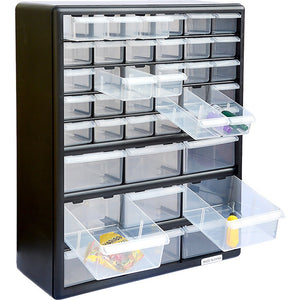 Storage Cabinet Drawers 39 Plastic Tool Box Containers Organiser Cupboard
