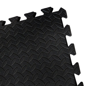 12 Tiles EVA Rubber Foam Gym Mat 60cm x 60cm 2.5cm Fitness Flooring