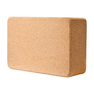 2x ECO-Friendly Cork Yoga Block Organic Yoga Prop Accessory Exercise Brick