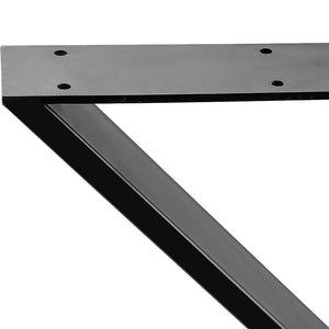 X Shaped Table Bench Desk Legs Retro Industrial Design Fully Welded