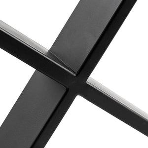 X Shaped Table Bench Desk Legs Retro Industrial Design Fully Welded