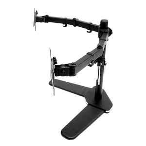 13"-27" Dual Screen Monitor Stand TV Bracket Computer Display Desk Mount Holder