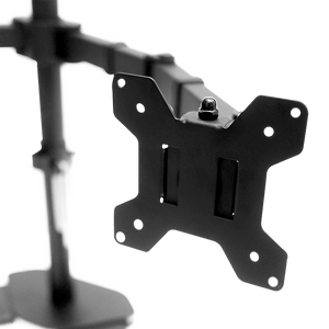 13"-27" Dual Screen Monitor Stand TV Bracket Computer Display Desk Mount Holder