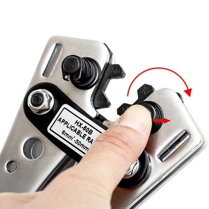 6-50 mm2 Wire Crimper Cable Crimp Electric Tube Crimping Hand Tool Battery Lug