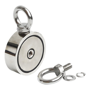 340Kg Salvage Strong Recovery Magnet Neodymium Hook Treasure Hunting Fishing