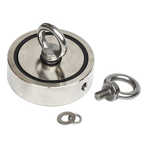 700Kg Salvage Strong Recovery Magnet Neodymium Hook Treasure Hunting Fishing