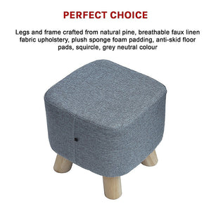 Fabric Ottoman / Pouf / Foot Rest