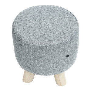 Padded Fabric Ottoman Foot Rest