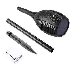 10 Pack Solar Torch Lights 96 LED Flickering Lighting Dancing Flame Garden Lamp