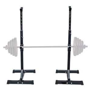 Pair of Adjustable Squat Rack Sturdy Steel Barbell Bench Press Stands GYM/HOME