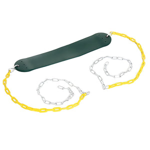 2 Pack Swings Seats Heavy Duty 66" Chain Plastic Coated Playground Swing