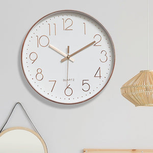 Rose Gold Modern Wall Clock