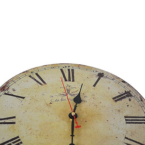 Large Vintage Wall Clock Kitchen Office Retro Timepiece
