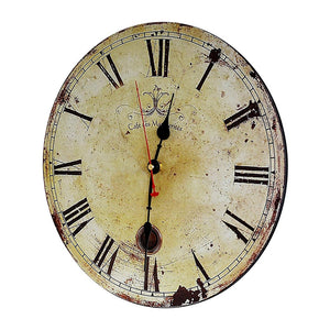 Large Vintage Wall Clock Kitchen Office Retro Timepiece