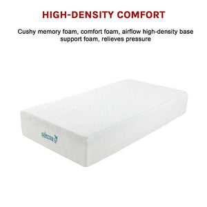 Palermo King Single Mattress 30cm Memory Foam Green Tea Infused CertiPUR Approved