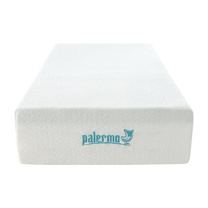 Palermo Single Mattress 30cm Memory Foam Green Tea Infused CertiPUR Approved