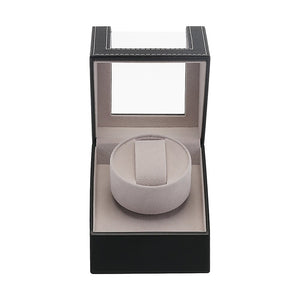 Automatic Watch Winder Display Box Case Motor Rotation Storage PU Leather
