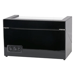 Automatic Quad Watch Winder Wood Display Box Case Motor Rotation Storage