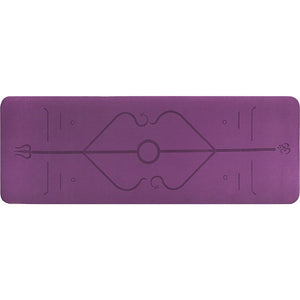 8mm TPE Yoga Mat Exercise Fitness Gym Pilates Non Slip Dual Layer