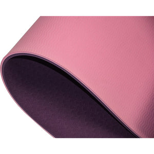 8mm TPE Yoga Mat Exercise Fitness Gym Pilates Non Slip Dual Layer