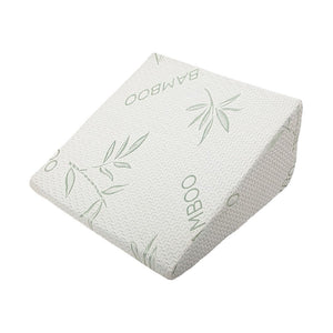 Cool Gel Memory Foam Bed Wedge Pillow Cushion Neck Back Support Sleep with Cover