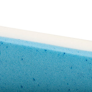 Cool Gel Memory Foam Bed Wedge Pillow Cushion Neck Back Support Sleep with Cover