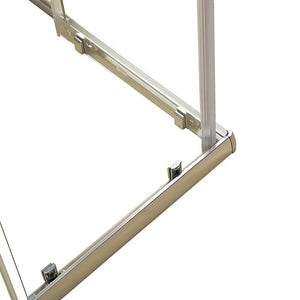 1200 x 1200mm Sliding Door Nano Safety Glass Shower Screen By Della Francesca