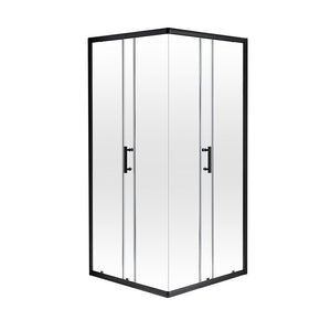 800 x 800mm Sliding Door Nano Safety Glass Shower Screen By Della Francesca