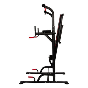 Power Tower Pull Up Weight Bench Dip Multi Station Chin Up Home Gym Equipment