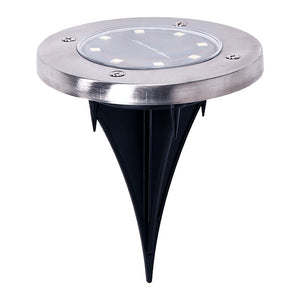 12x Solar Powered LED Buried Inground Recessed Light Garden Outdoor Deck Path