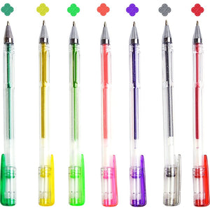 Glitter Gel Pens (100 pack) with 2.5X More Ink - Craft, Kids & Adult Colouring