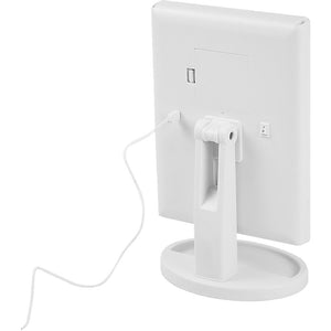 Makeup Mirror With LED Light Standing Mirror Magnifying Tri-Fold Touch