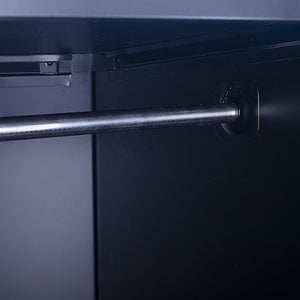 Padlock-operated lock One-Door Office Gym Shed Clothing Locker Cabinet Black