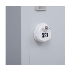 3-digit Combination Lock 6-Door Locker for Office Gym Shed School Home Storage Grey