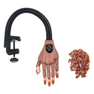 Practice Hand Model for Nail Art | Training and Display | Manicure with False Nails