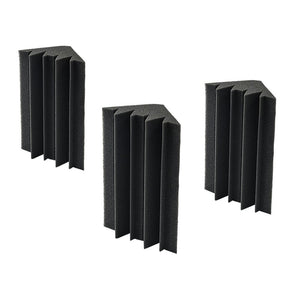 20pcs Studio Acoustic Foam Corner Bass Trap Sound Absorption Treatment Proofing