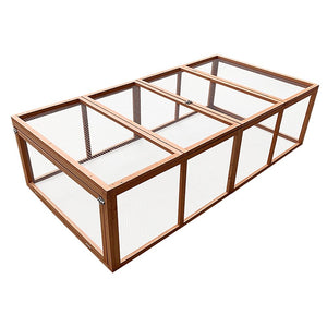 Chicken coop LARGE Run Guinea Pig Cage Villa Extension Rabbit hutch house pen