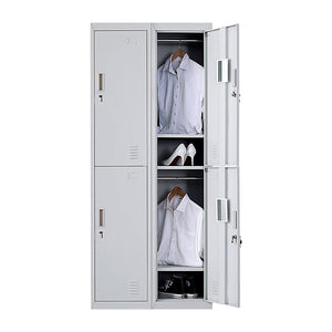 Four-Door Office Gym Shed Storage Locker