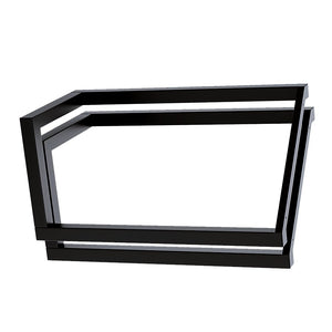 V Shaped Table Bench Desk Legs Retro Industrial Design Fully Welded - Black