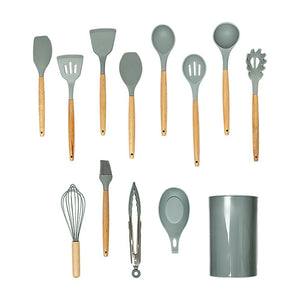 11x Kitchen Utensils for Cooking Baking Silicone Set