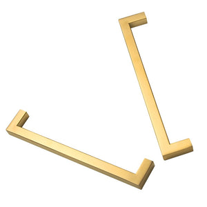 Brushed Brass Drawer Pulls Kitchen Cabinet Handles - Gold Finish 192mm