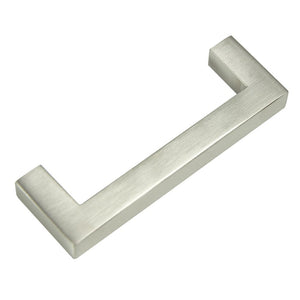 Brushed Nickel Stainless Steel Kitchen Cabinet Square Drawer Pull Door Handles 15-Pack