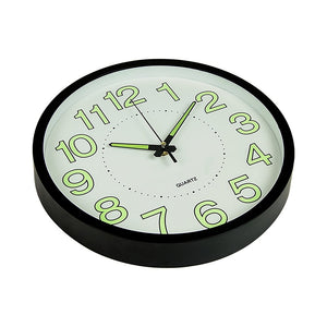 305mm Wall Clock - Glow In The Dark