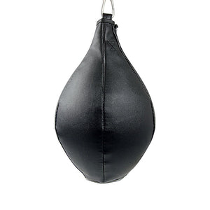Boxing Speed Bag CowHide Leather MMA Punching Focus Bag Muay Thai Training Speed