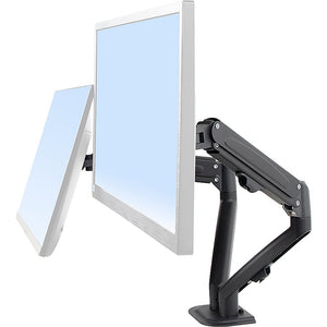 Dual Screen Gas-strut Monitor Stand Mount Desktop Bracket for LED/LC