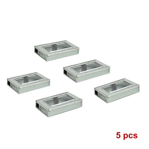 5x Humane Mice Trap Reusable Safe Catching Metal Mouse Multi Live Catcher