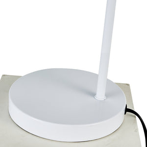 Modern Table lamp Desk Light Base Bedside Bedroom White
