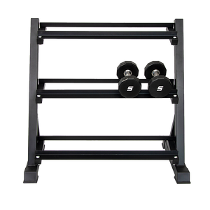 Dumbbell Rack Storage Stand Hex Weight Heavy Duty 3 Tier Wide Home Gym Fitness