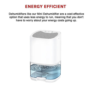 1000ML Mini Dehumidifier - Portable Air Dryer - Office Moisture Absorber