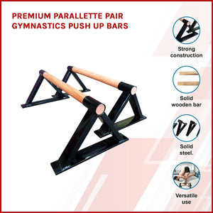 Premium Parallette Pair | Gymnastics Push Up Bars